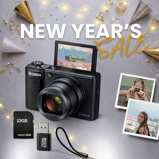 4K Retro Digital Film Camera