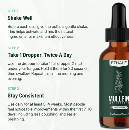 Mullein + Chlorophyll Lung Drops