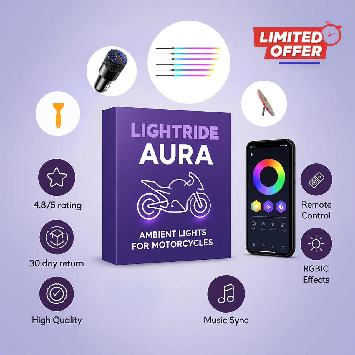 Motorbike LED Strips