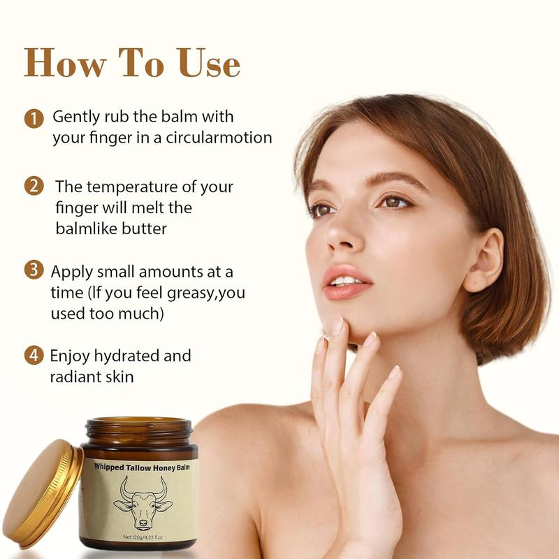 Beef Tallow Honey Balm