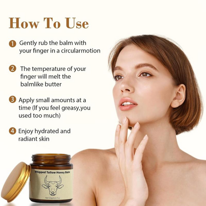Beef Tallow Honey Balm