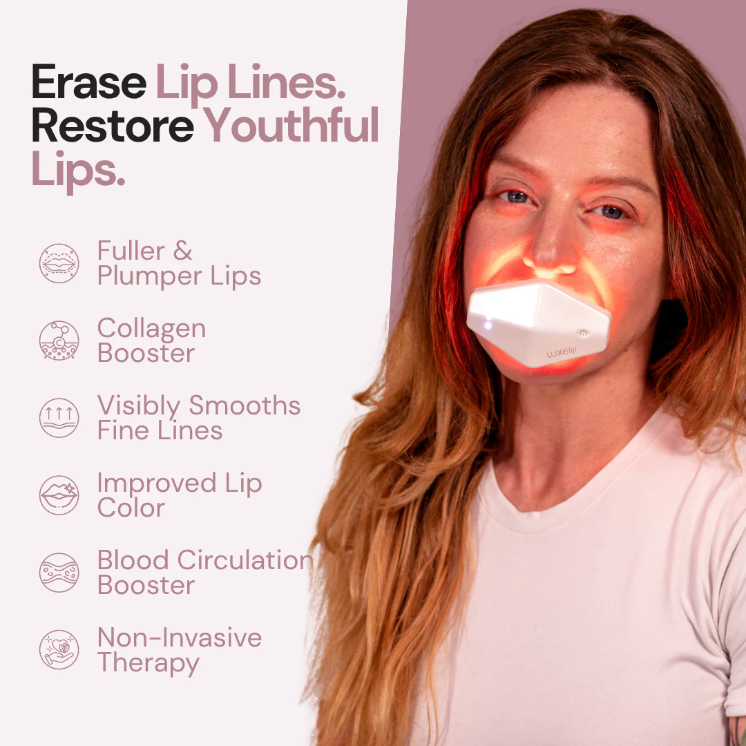 The First 4-Wavelength LED Lip Device - The Real Alternative to Lip Fillers That Rejuvenates Your Lips From Within