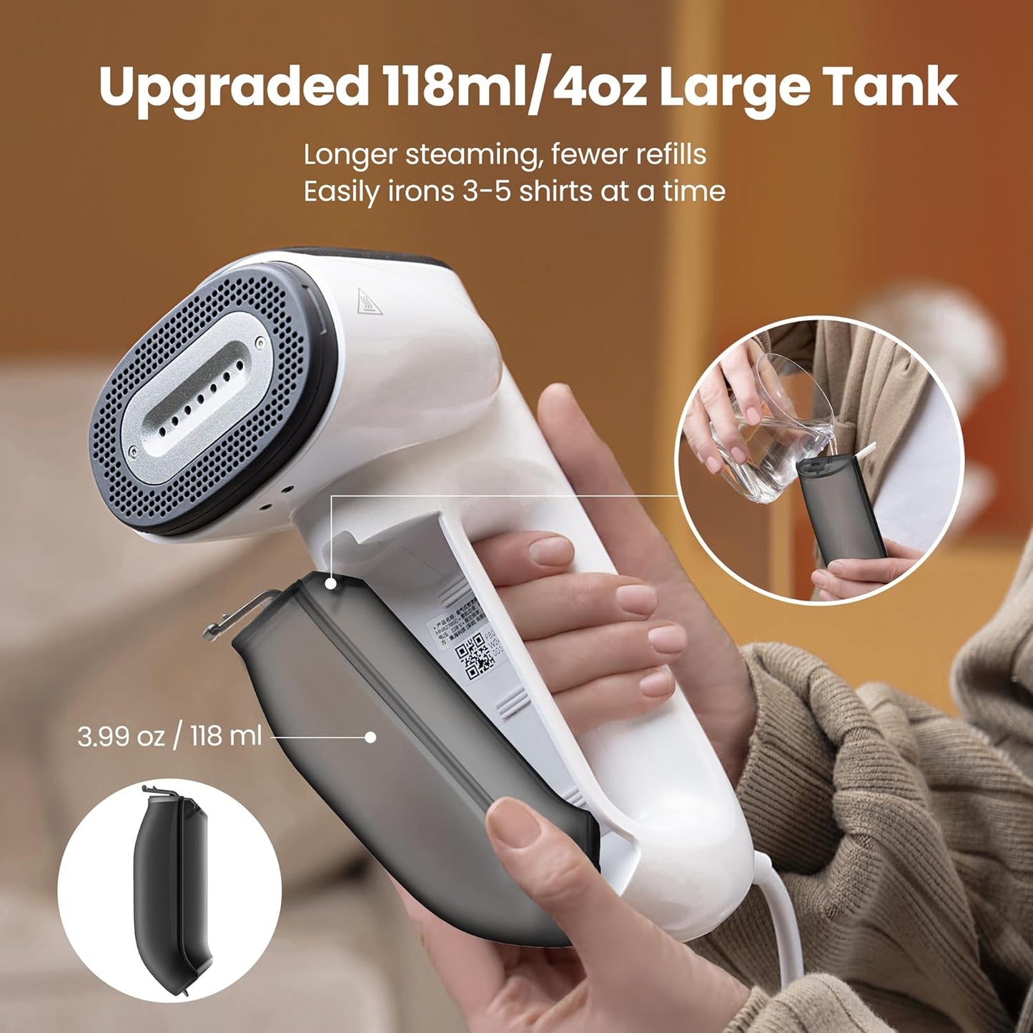 Handheld Vacuum Steamer